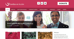 Desktop Screenshot of familiasenaccion.org